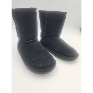 Koolaburra by Ugg boots Kids 9 Black‎ Sherpa Inside
